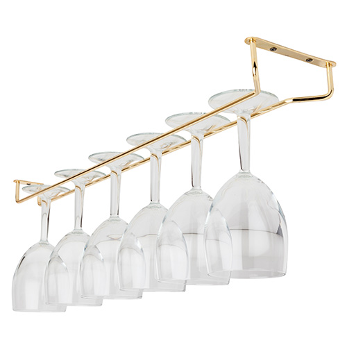 Brass 24" Wine Glass Display Hanger